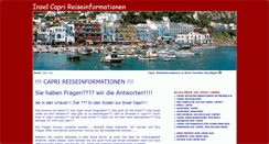 Desktop Screenshot of capri-reiseinformationen.org