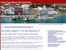 Tablet Screenshot of capri-reiseinformationen.org